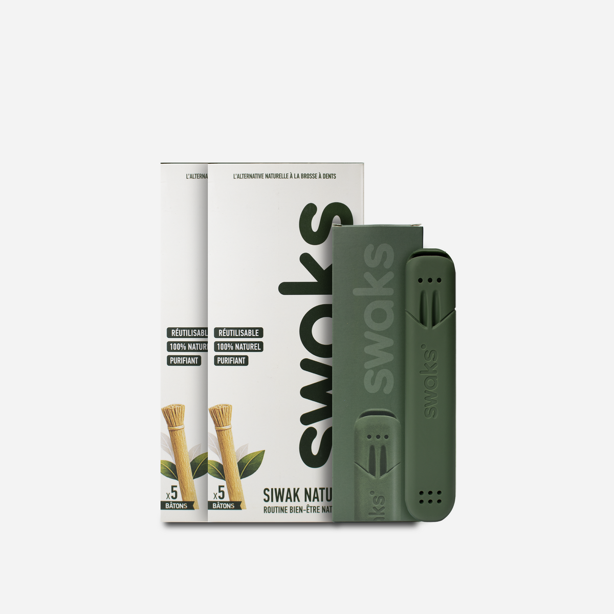 Starter Kit+ SWAKS — Étui + Siwak ×10