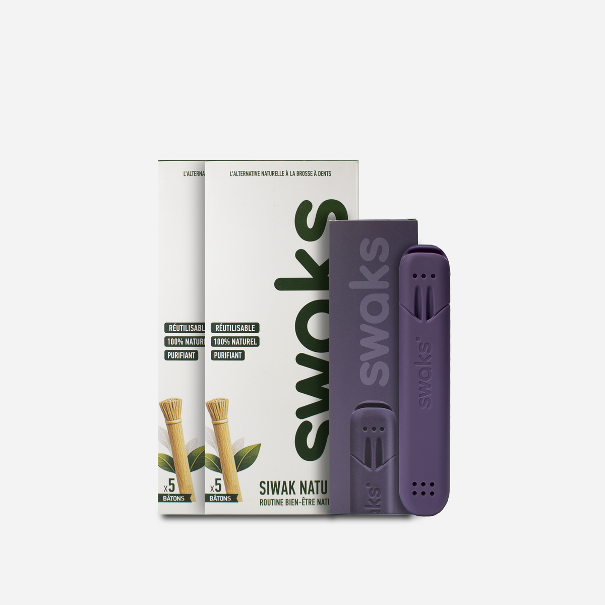 Starter Kit+ SWAKS — Étui + Siwak ×10