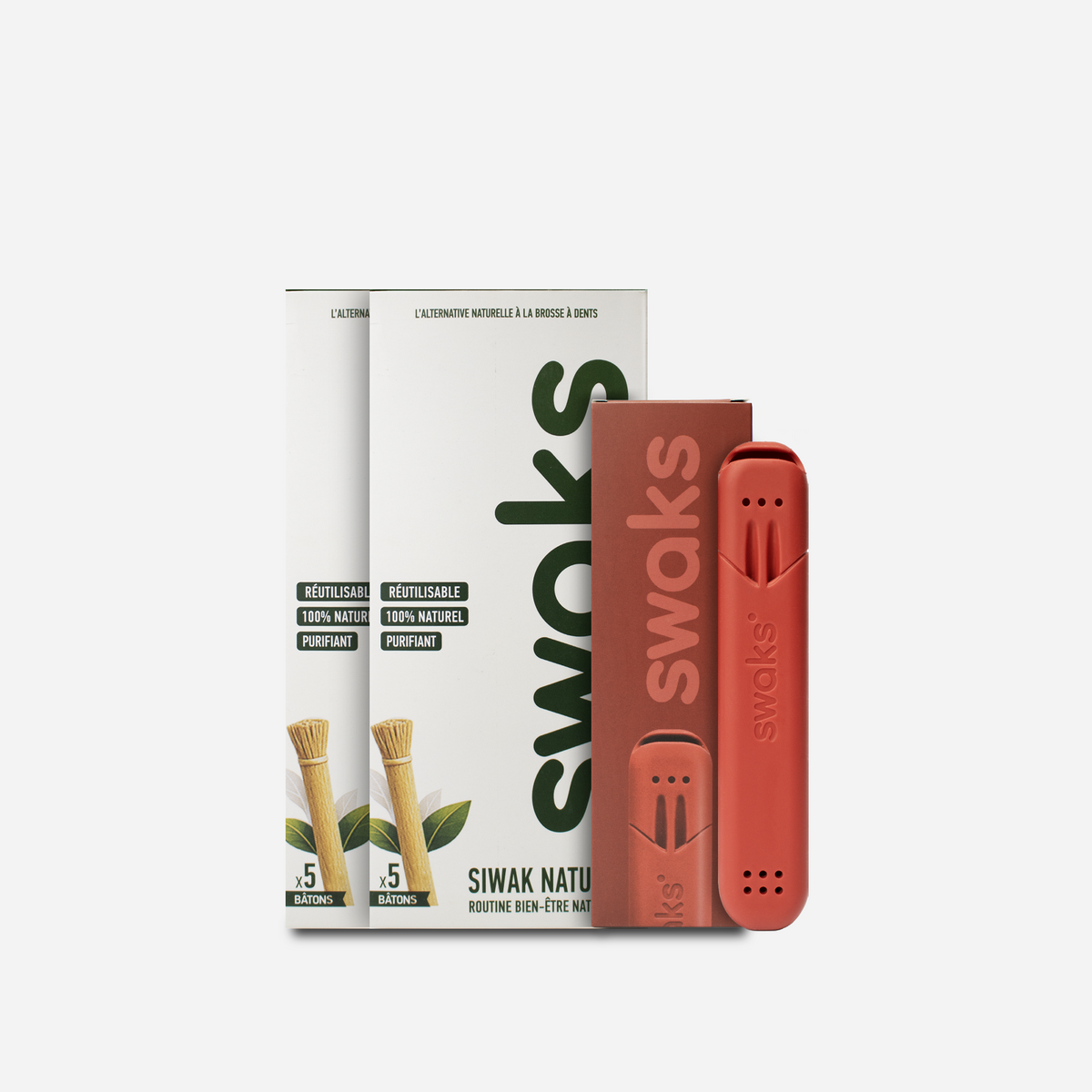 Starter Kit+ SWAKS — Étui + Siwak ×10
