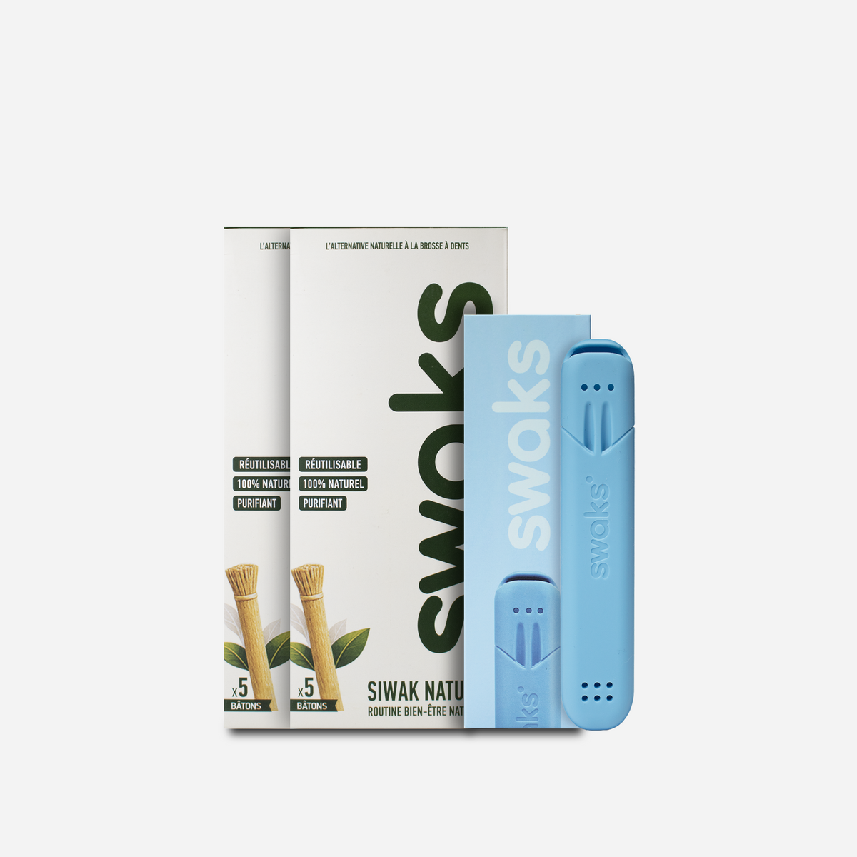 Starter Kit+ SWAKS — Étui + Siwak ×10