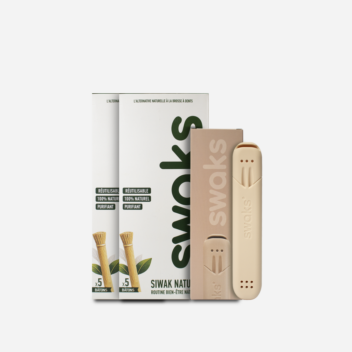 Starter Kit+ SWAKS — Étui + Siwak ×10