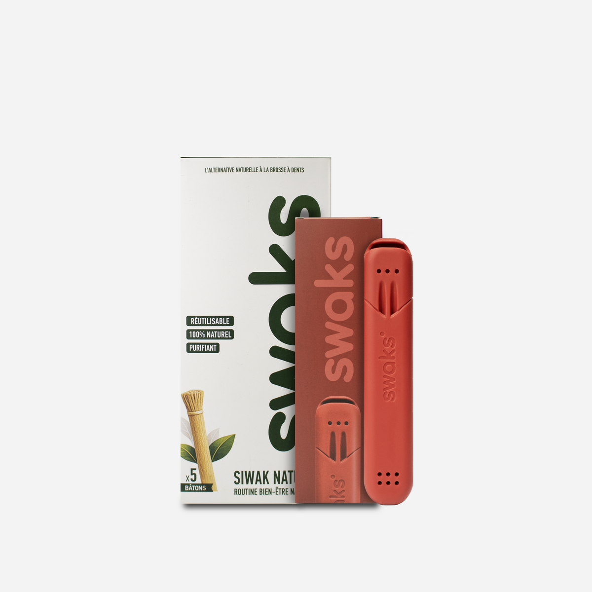 Starter Kit SWAKS — Étui + Siwak ×5