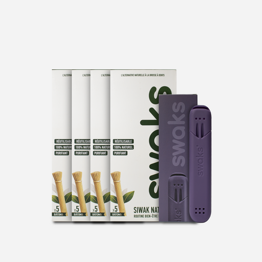 Starter Kit++ SWAKS — Étui + Siwak ×20